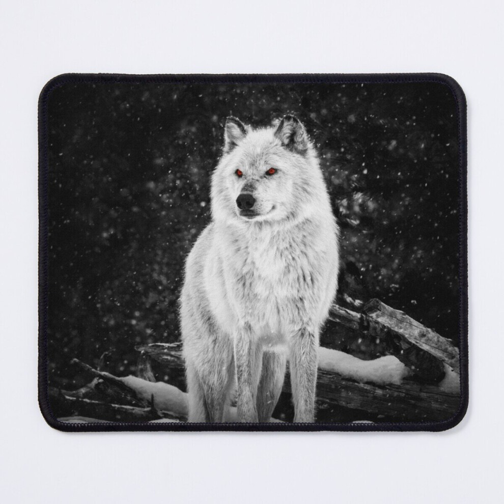 Mouse Pad Wolf Eyes 11.8 X 9.8 Inch Computer Mat Gaming Office Mousepad Amber 7802738128871