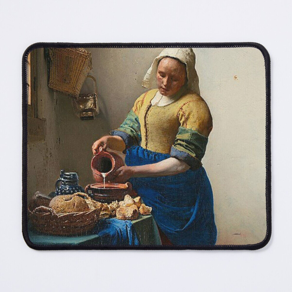 Mouse Pad The Milkmaid, Johannes Vermeer 11.8 X 9.8 Inch Computer Mat Gaming Office Mousepad 7802738158861