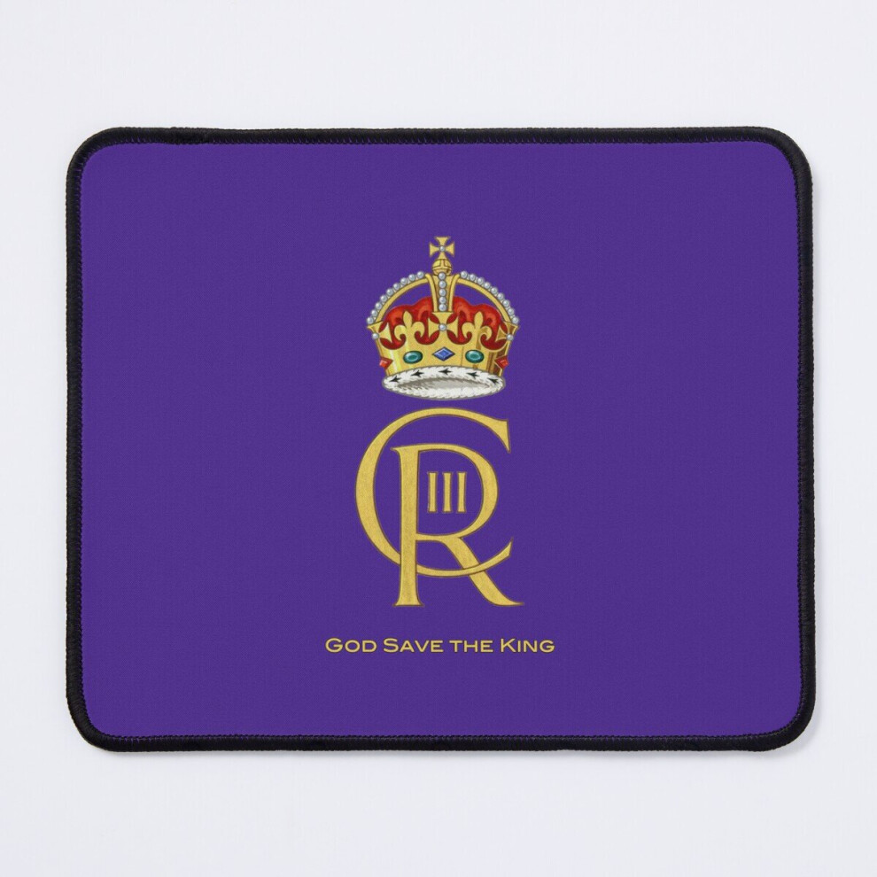 Mouse Pad Charles Iii Royal Cypher, King Charles Iii, Charles Rex 11.8 X 9.8 Inch Computer Mat Gaming Office Mousepad 7802738154078