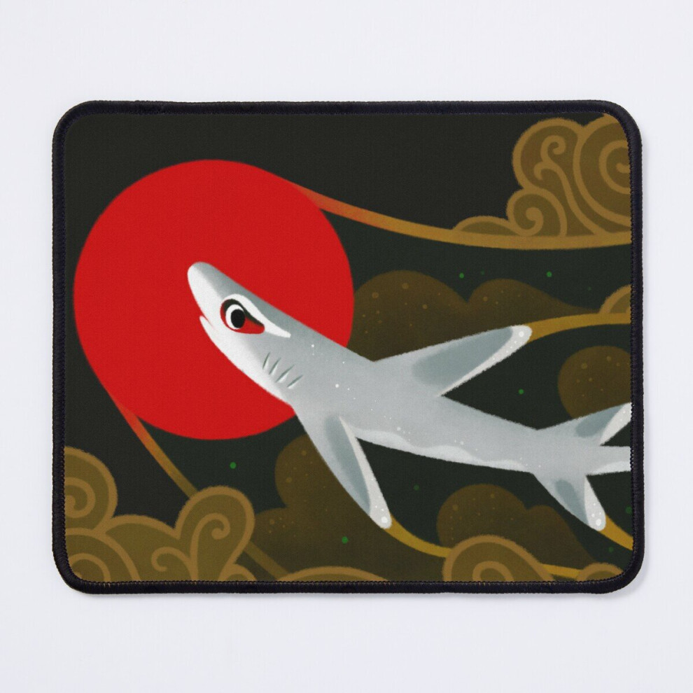 Mouse Pad Tip Reef Shark 11.8 X 9.8 Inch Computer Mat Gaming Office Mousepad White 7802738126419