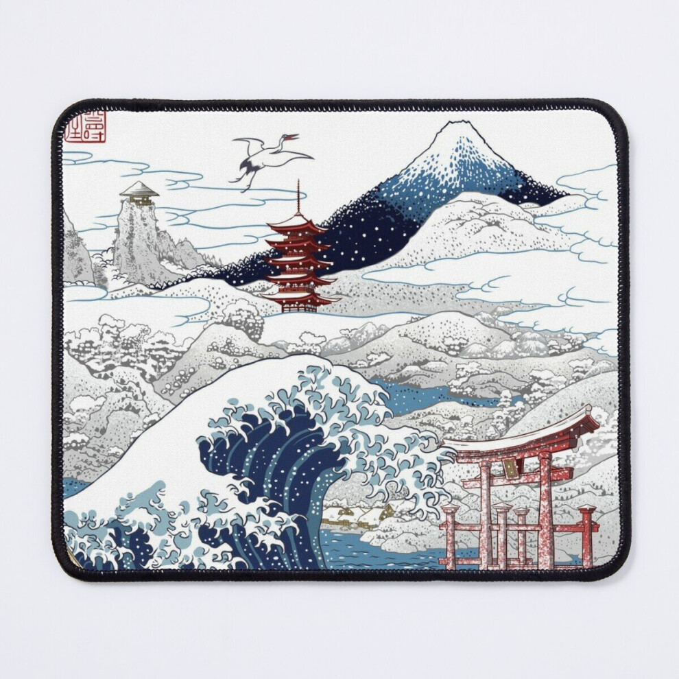 Mouse Pad Snowy Winter In Japan 11.8 X 9.8 Inch Computer Mat Gaming Office Mousepad 7802738148121