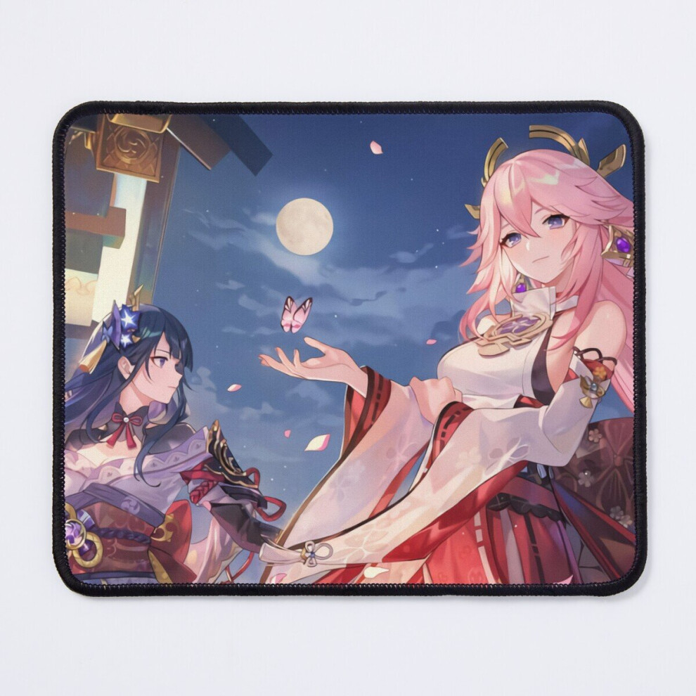 Mouse Pad Raiden Shogun Yae Miko 11.8 X 9.8 Inch Computer Mat Gaming Office Mousepad 7802738121407