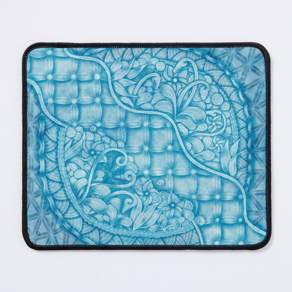 Mouse Pad Fantasie _ 11.8 X 9.8 Inch Computer Mat Gaming Office Mousepad Blue 7802738126464