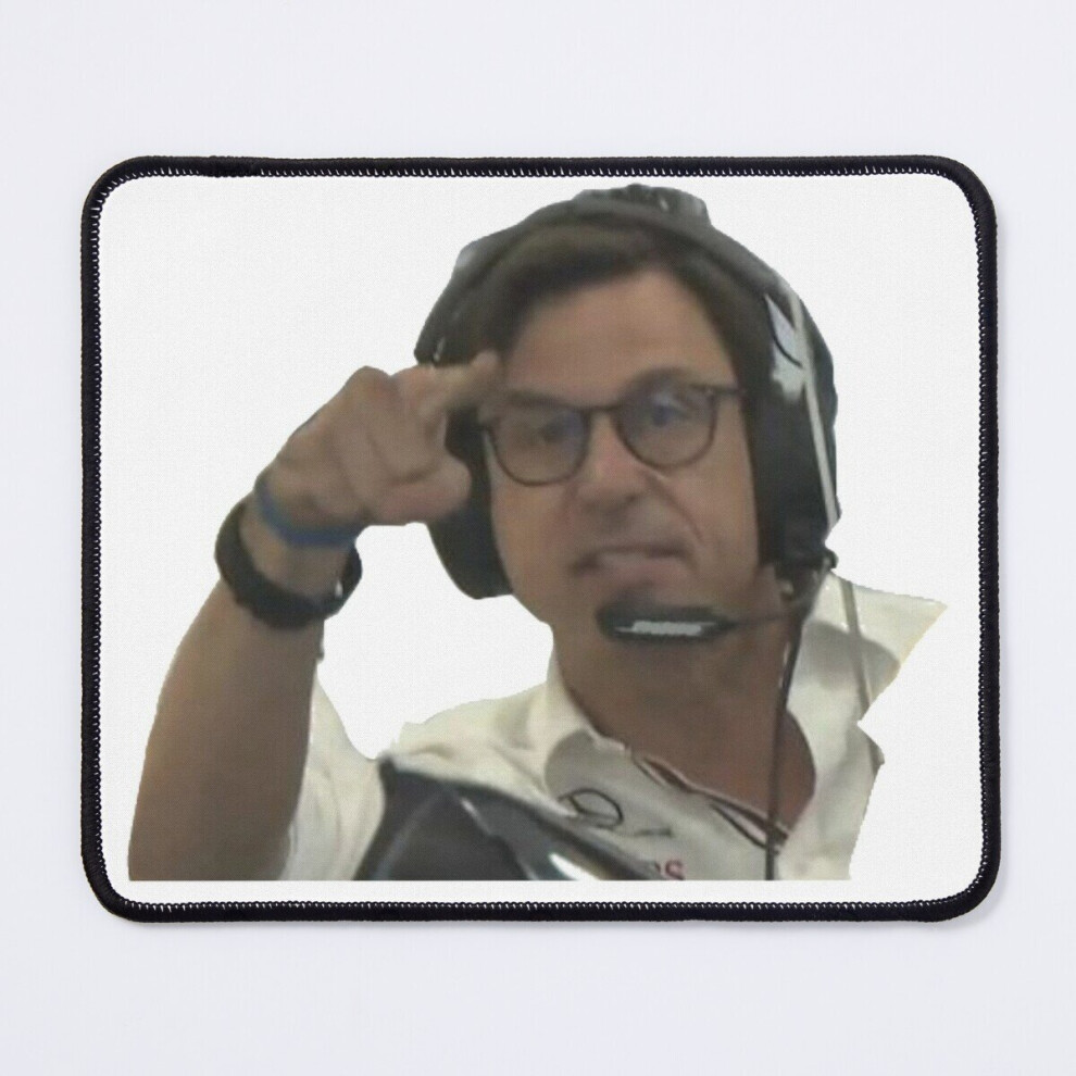 Mouse Pad Angry Toto Wolff - Brasil Gp 2021 11.8 X 9.8 Inch Computer Mat Gaming Office Mousepad 7802738112412
