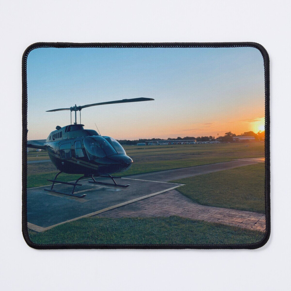 Mouse Pad Helicopter Bell 206 Jetranger 11.8 X 9.8 Inch Computer Mat Gaming Office Mousepad 7802738204445