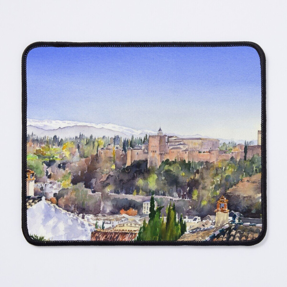 Mouse Pad The Alhambra, Granada And The Sierra Nevada 11.8 X 9.8 Inch Computer Mat Gaming Office Mousepad 7802738128895