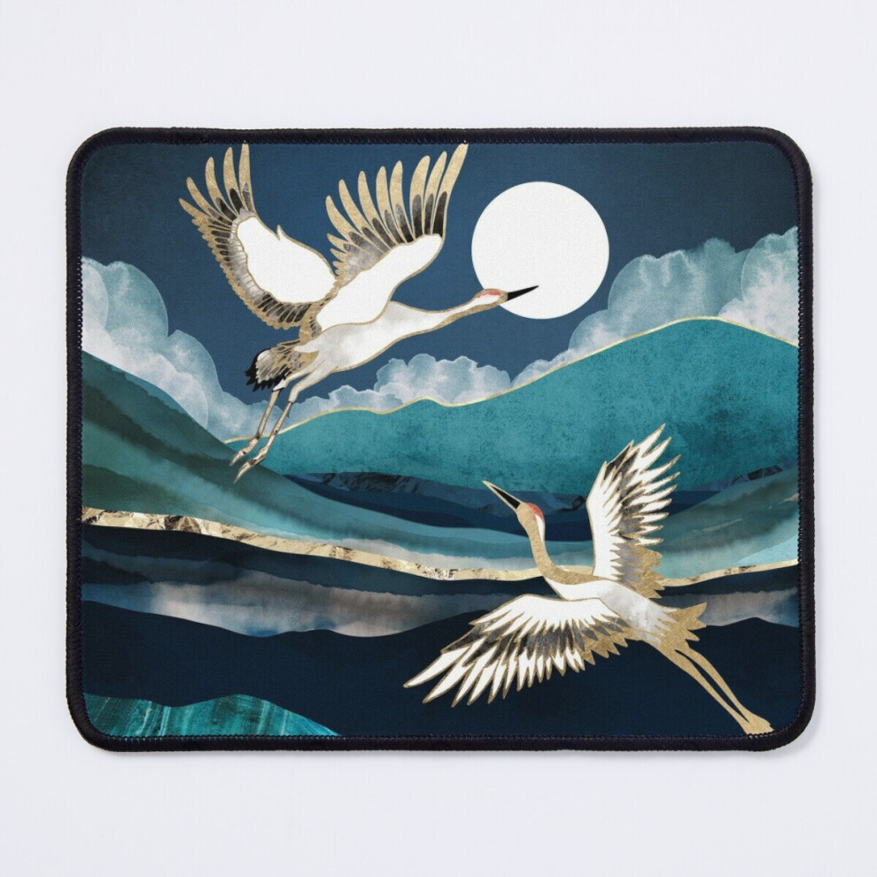 Mouse Pad Midnight Cranes 11.8 X 9.8 Inch Computer Mat Gaming Office Mousepad 7802738158885