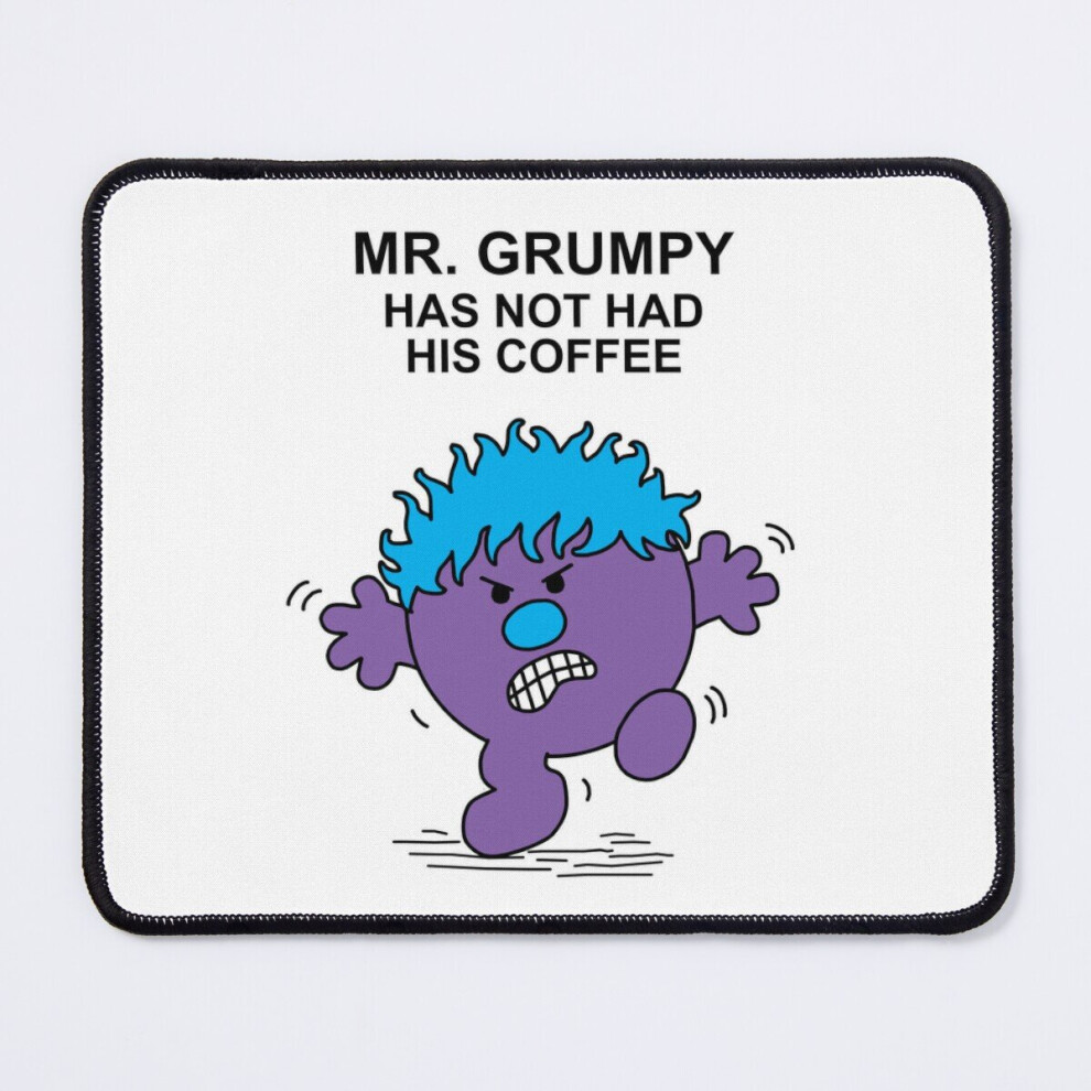 Mouse Pad Mr. Grumpy Has Not Had His Coffee 11.8 X 9.8 Inch Computer Mat Gaming Office Mousepad 7802738168327