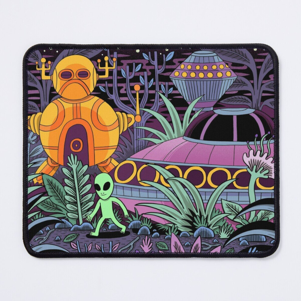Mouse Pad Ufo Landing 11.8 X 9.8 Inch Computer Mat Gaming Office Mousepad 7802738142983