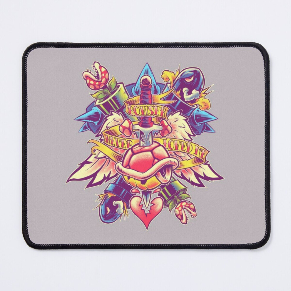 Mouse Pad Bowser Loved Me 11.8 X 9.8 Inch Computer Mat Gaming Office Mousepad 7802738193589