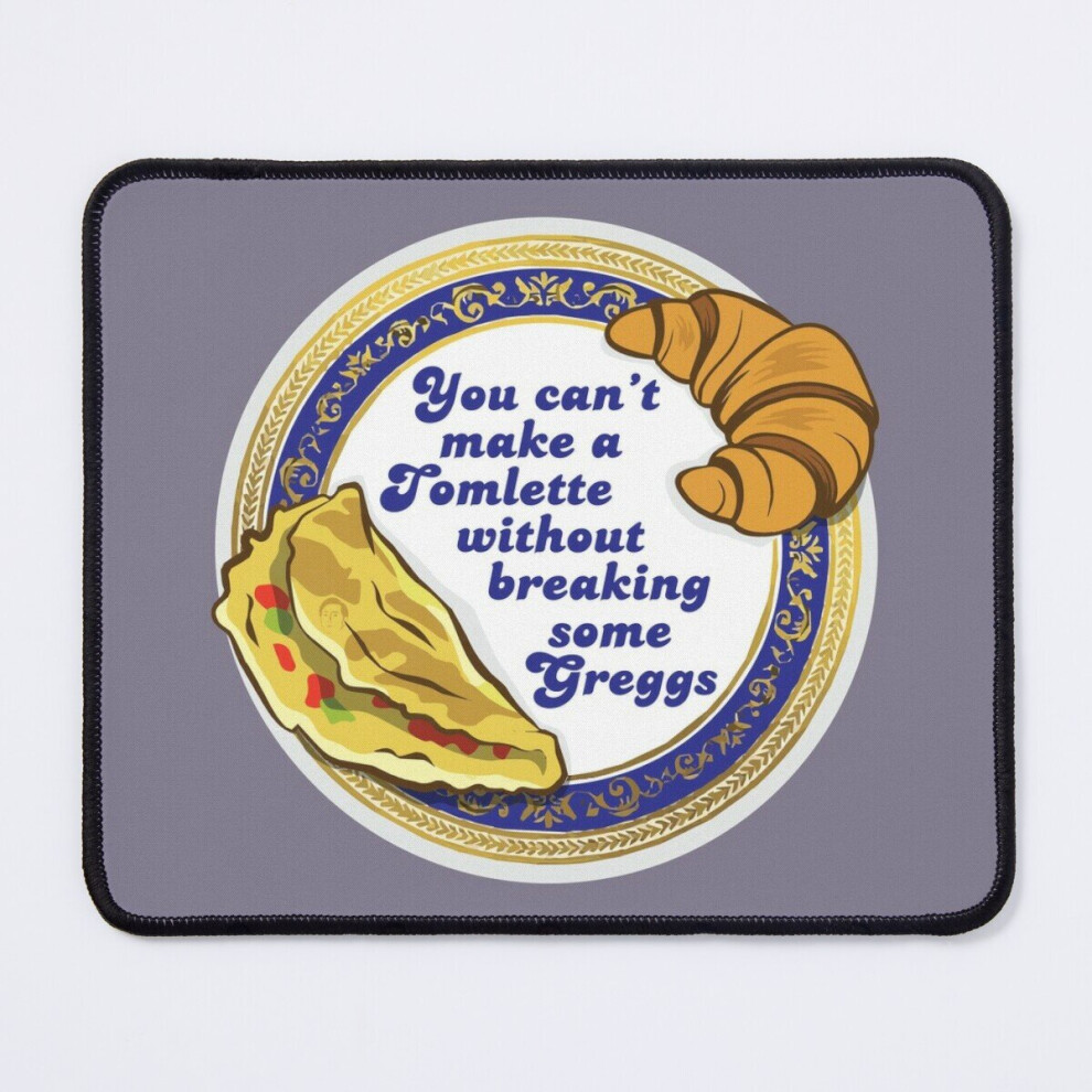 Mouse Pad You Can't Make A Tomlette Without Breaking Some Greggs (Succession) 11.8 X 9.8 Inch Computer Mat Gaming Office Mousepad 7802738158212