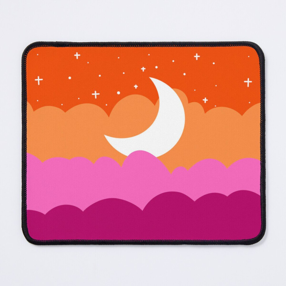 Mouse Pad Discreet Lesbian Pride Flag Moon 11.8 X 9.8 Inch Computer Mat Gaming Office Mousepad 7802738200393