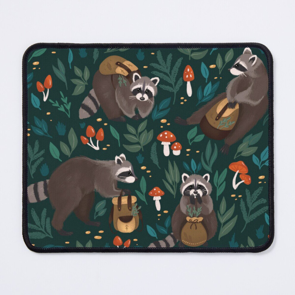 Mouse Pad Raccoons 11.8 X 9.8 Inch Computer Mat Gaming Office Mousepad Green 7802738133912