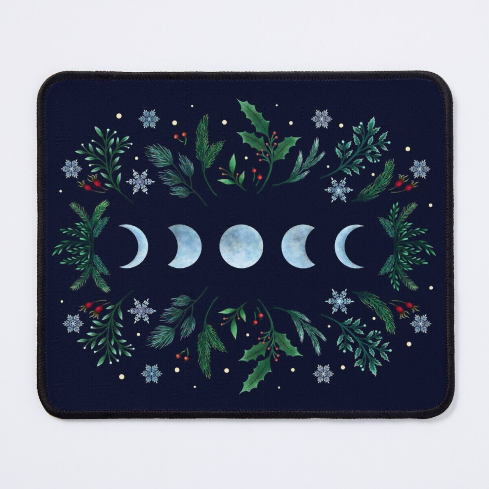 Mouse Pad Moonlit Garden-Festive 11.8 X 9.8 Inch Computer Mat Gaming Office Mousepad Green 7802738141894