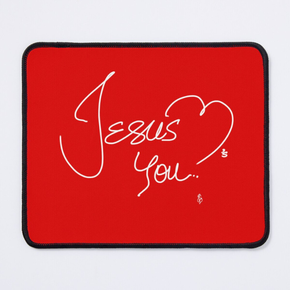 Mouse Pad Jesus Loves You 11.8 X 9.8 Inch Computer Mat Gaming Office Mousepad 7802738202281