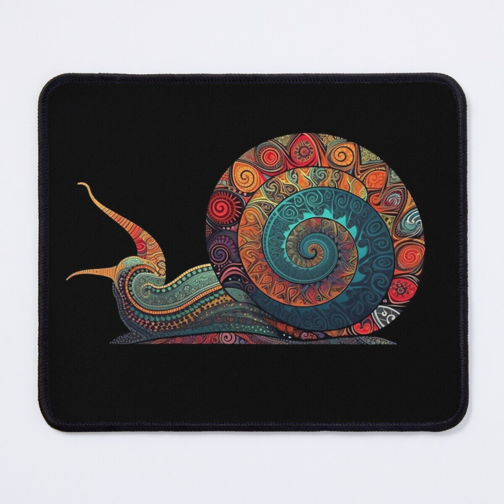 Mouse Pad Snail Shell Mandala Artistic Snail 11.8 X 9.8 Inch Computer Mat Gaming Office Mousepad 7802738161526