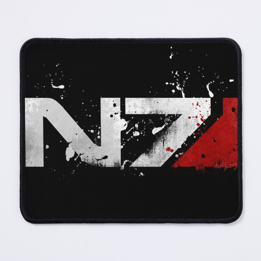 Mouse Pad Mass Effect Distressed N7 11.8 X 9.8 Inch Computer Mat Gaming Office Mousepad 7802738116540