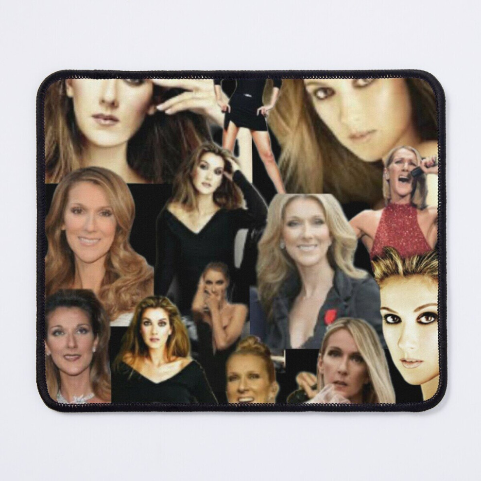 Mouse Pad Celine Dion Collage 11.8 X 9.8 Inch Computer Mat Gaming Office Mousepad 7802738174267
