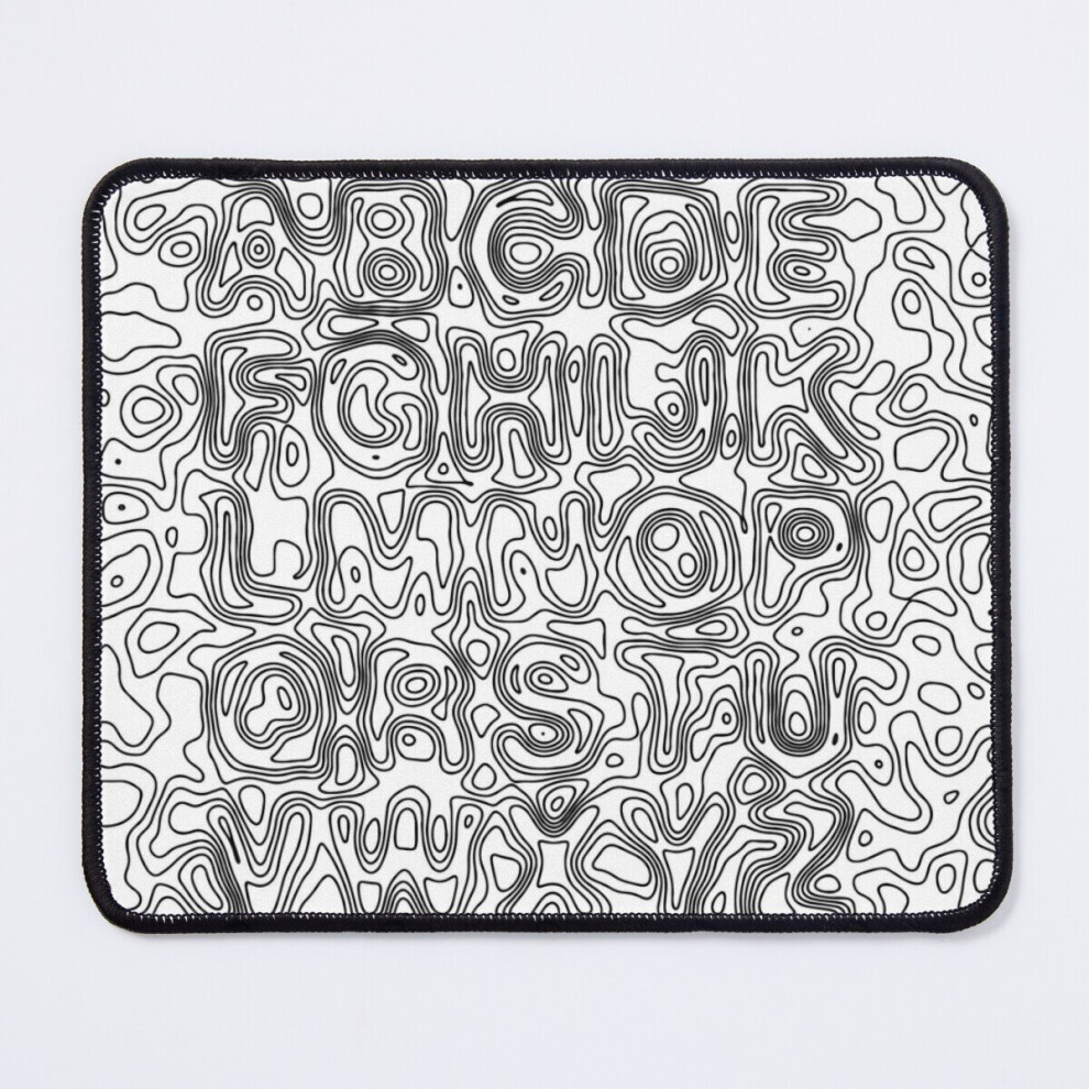 Mouse Pad Topographic Map 11.8 X 9.8 Inch Computer Mat Gaming Office Mousepad 7802738131536