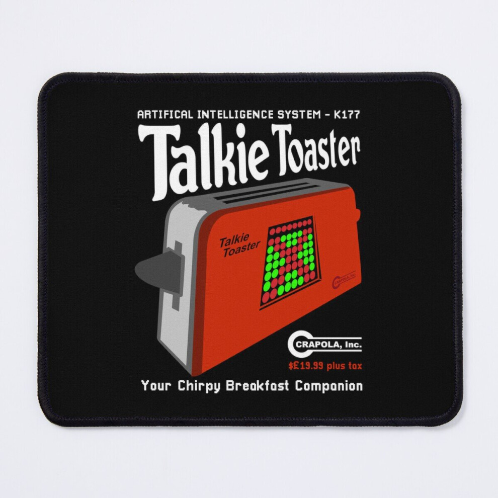 Mouse Pad Talkie Toaster - Your Chirpy Breakfast Companion 11.8 X 9.8 Inch Computer Mat Gaming Office Mousepad 7802738171785