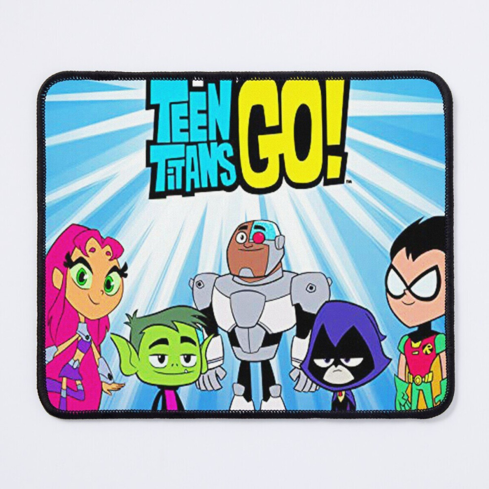 Mouse Pad Teen Titans Go Characters Birthday Family Shirts, Teen Titans Go Games Birthday Family 11.8 X 9.8 Inch Computer Mat Gaming Office Mousepad 7802738198645