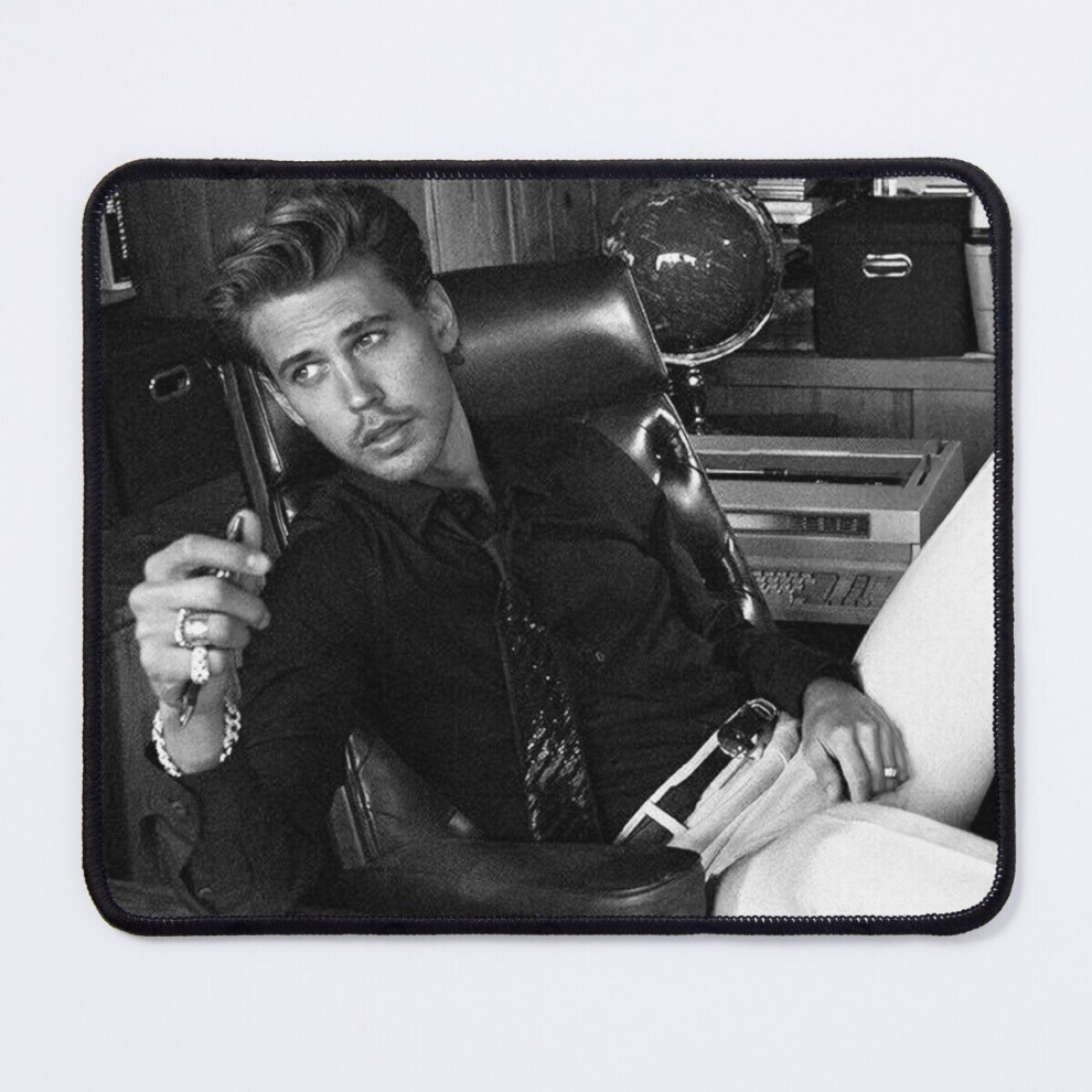 Mouse Pad Austin Butler And 11.8 X 9.8 Inch Computer Mat Gaming Office Mousepad Black/White 7802738203103