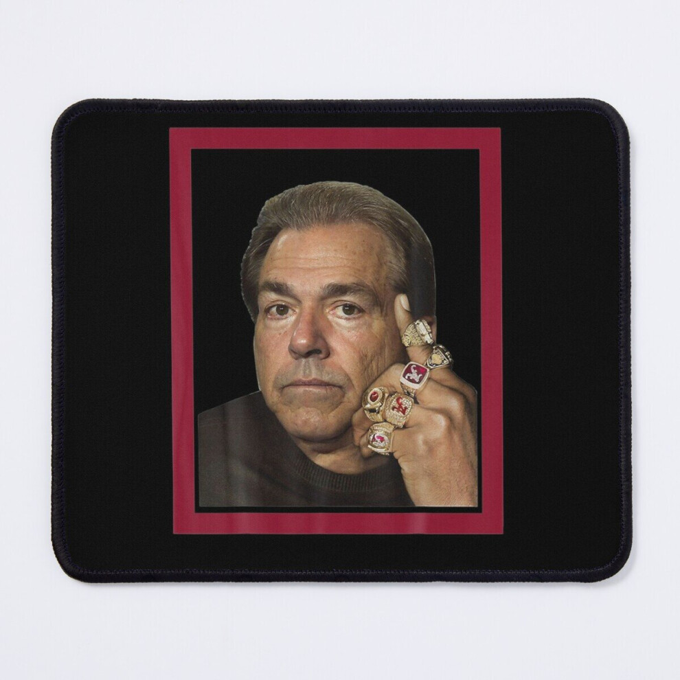Mouse Pad Nick Saban Collegee 11.8 X 9.8 Inch Computer Mat Gaming Office Mousepad 7802738163377