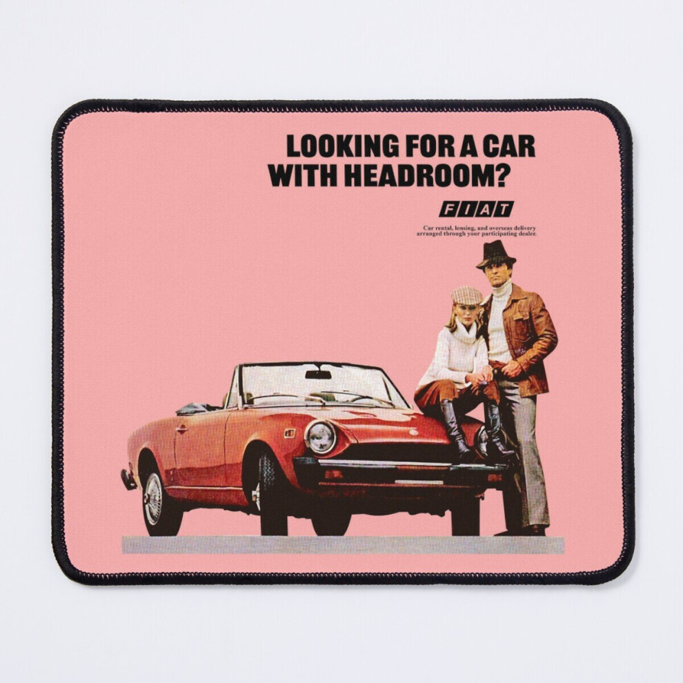 Mouse Pad Fiat 124 Sport Spider,, Premiumhoodie, Trending Now 11.8 X 9.8 Inch Computer Mat Gaming Office Mousepad 7802738203516