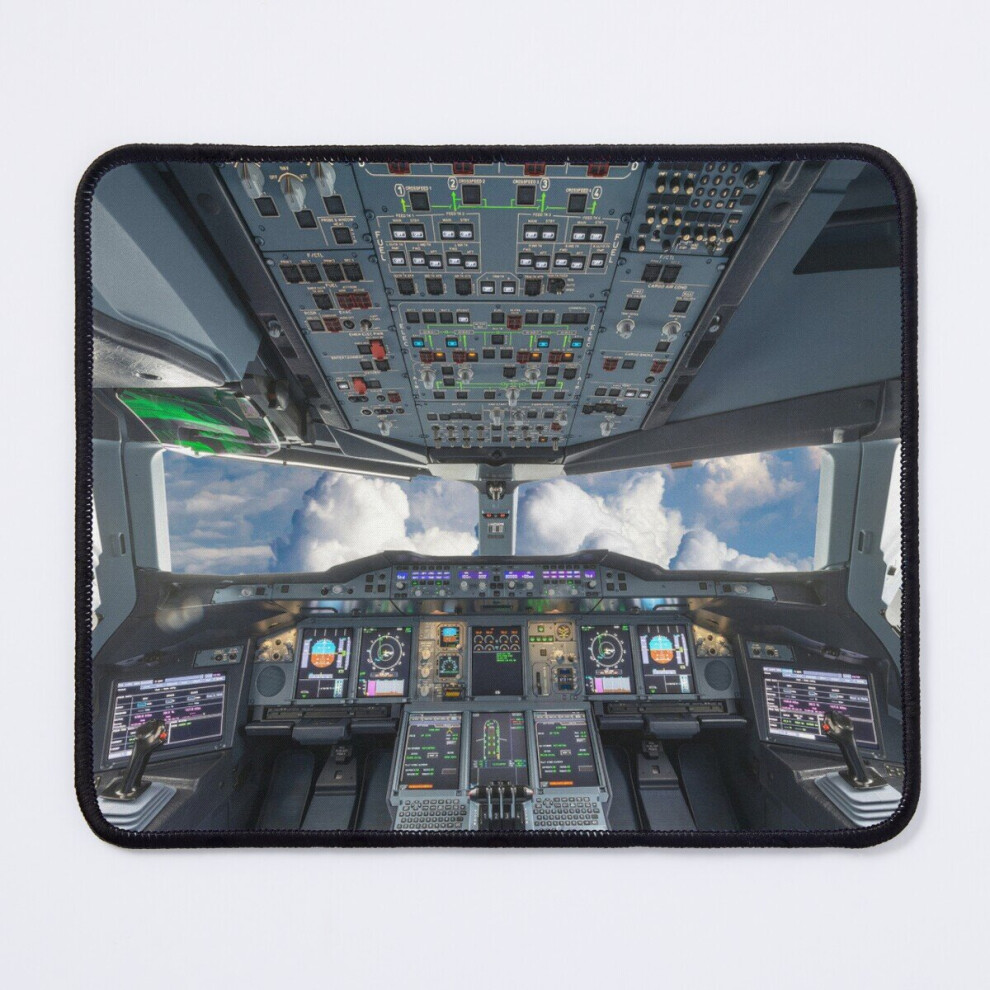 Mouse Pad Airbus A380 Cockpit 11.8 X 9.8 Inch Computer Mat Gaming Office Mousepad 7802738118971