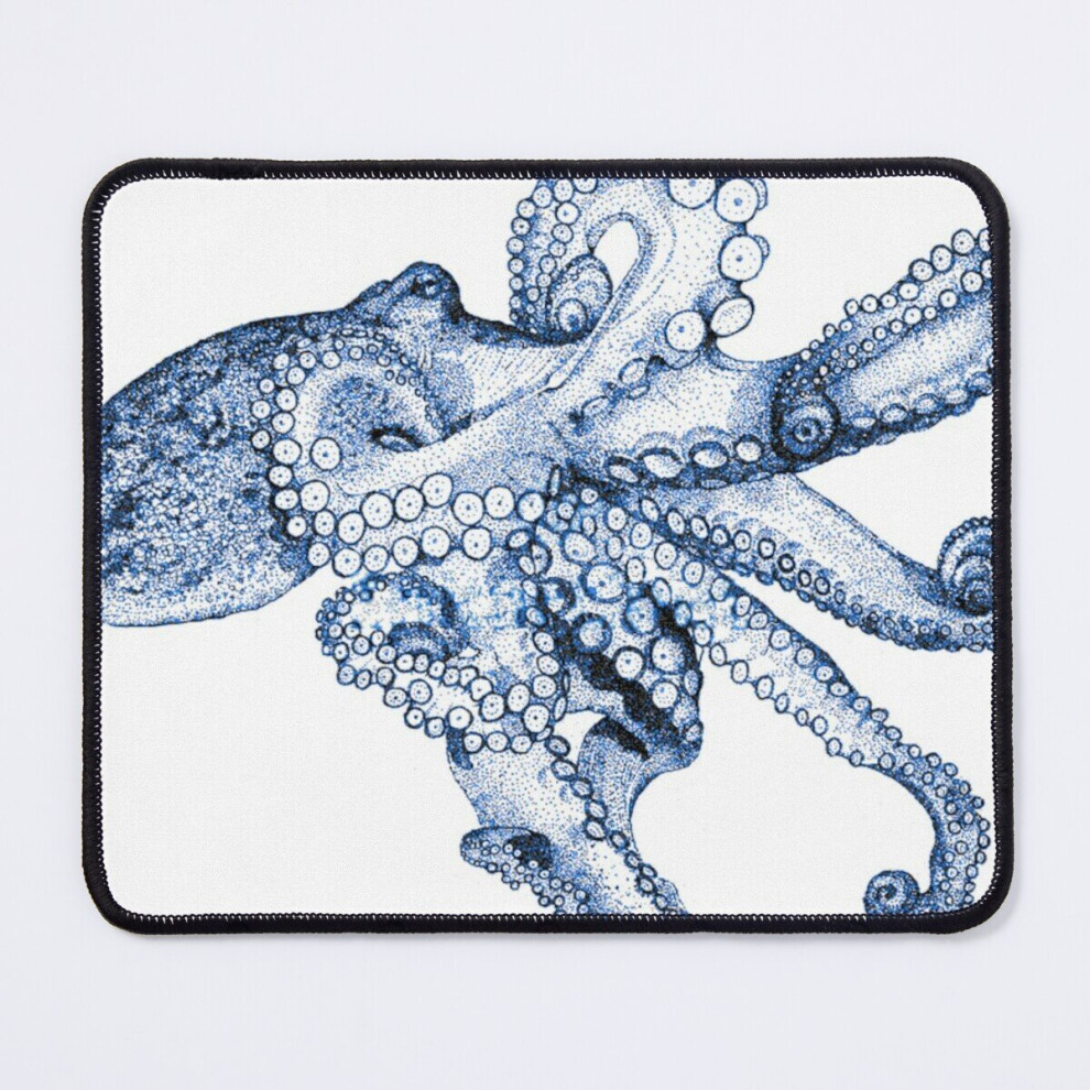 Mouse Pad Octopus 11.8 X 9.8 Inch Computer Mat Gaming Office Mousepad Blue 7802738139105