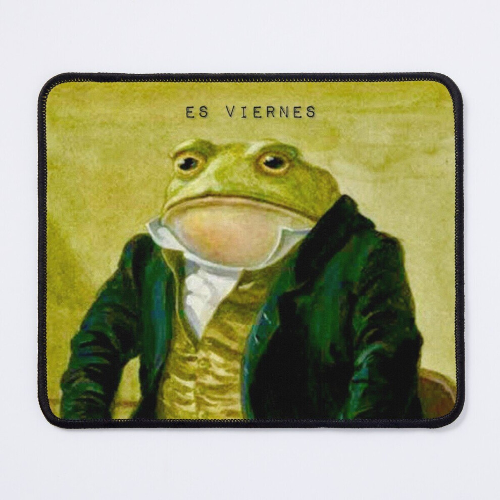 Mouse Pad A Frog In A Fancy Suit In A Painting 11.8 X 9.8 Inch Computer Mat Gaming Office Mousepad 7802738152470