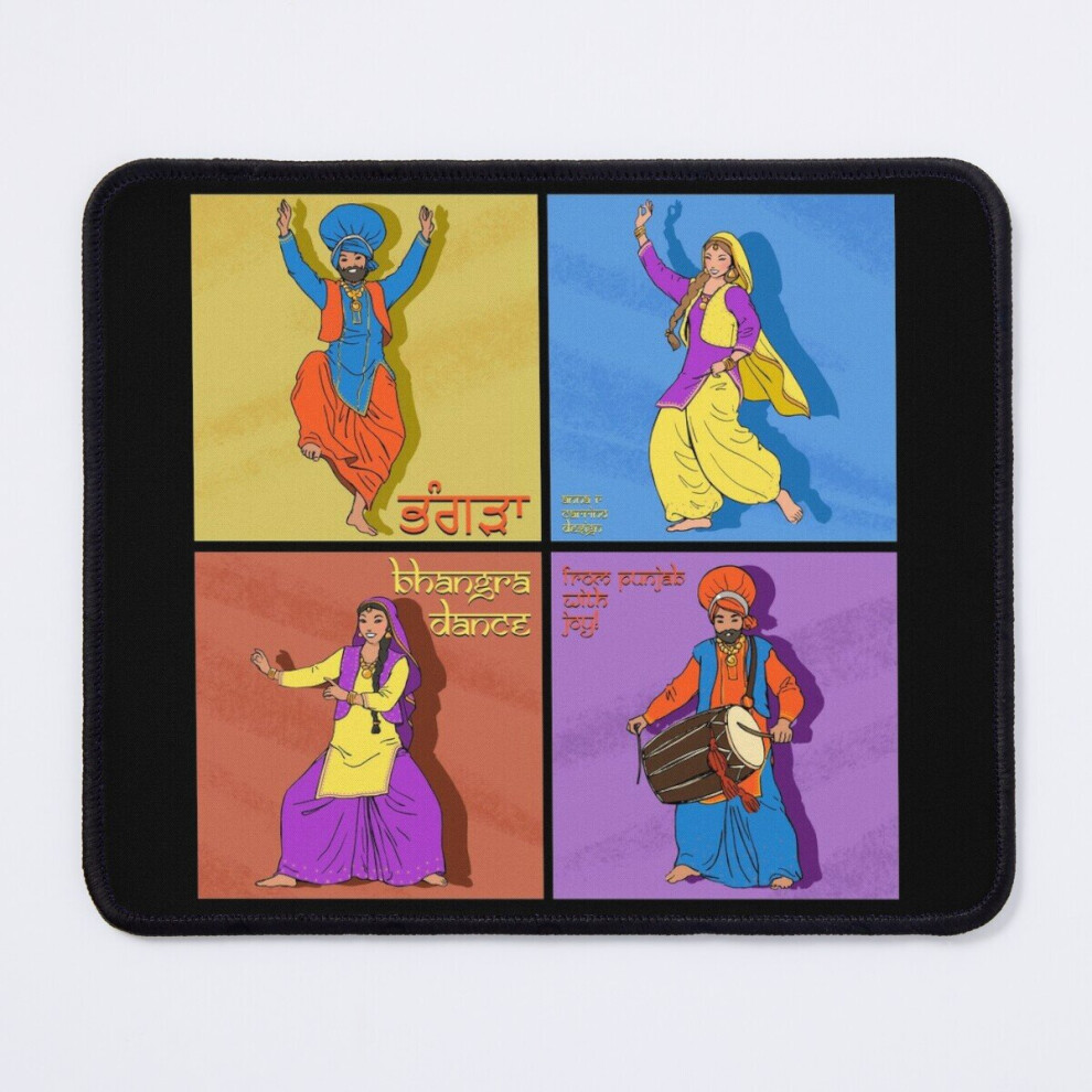 Mouse Pad Bhangra Dance 11.8 X 9.8 Inch Computer Mat Gaming Office Mousepad 7802738134025