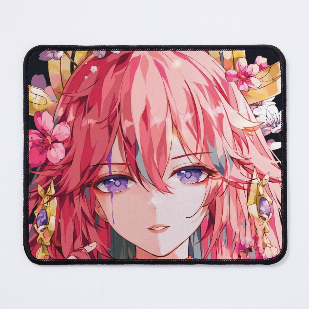 Mouse Pad Yae Miko Genshin Impact 11.8 X 9.8 Inch Computer Mat Gaming Office Mousepad 7802738172812