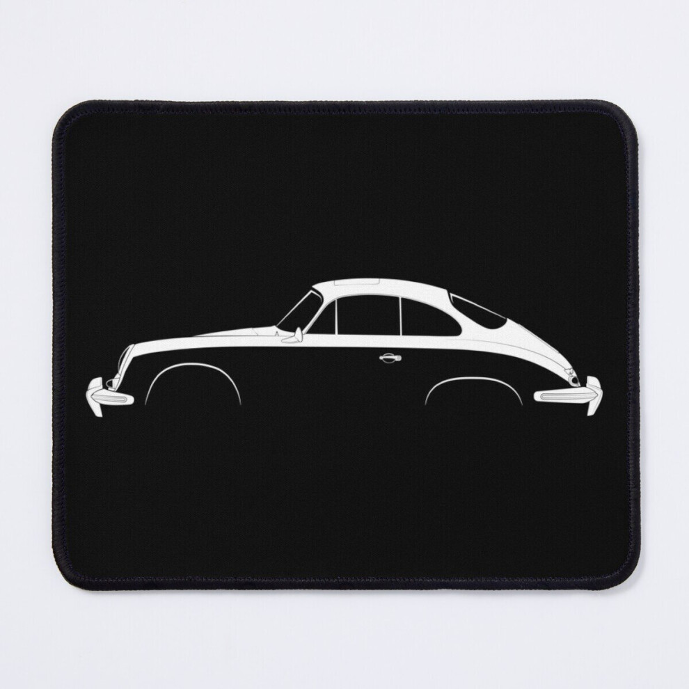 Bearlad Mouse Pad Porsche 356 Sc Coupe Silhouette 11.8 X 9.8 Inch Computer Mat Gaming Office Mousepad