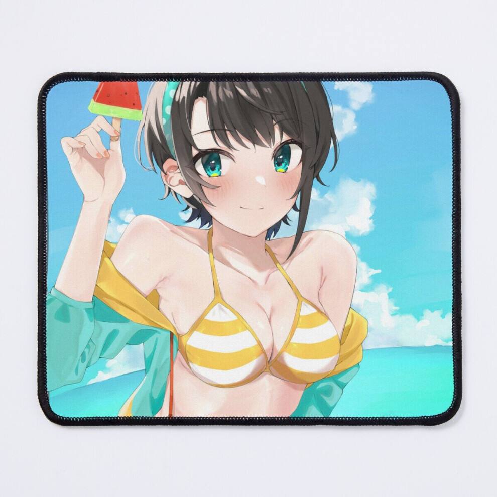 Mouse Pad Hololive Oozora Subaru Bikini Sexy 11.8 X 9.8 Inch Computer Mat Gaming Office Mousepad 7802738178043