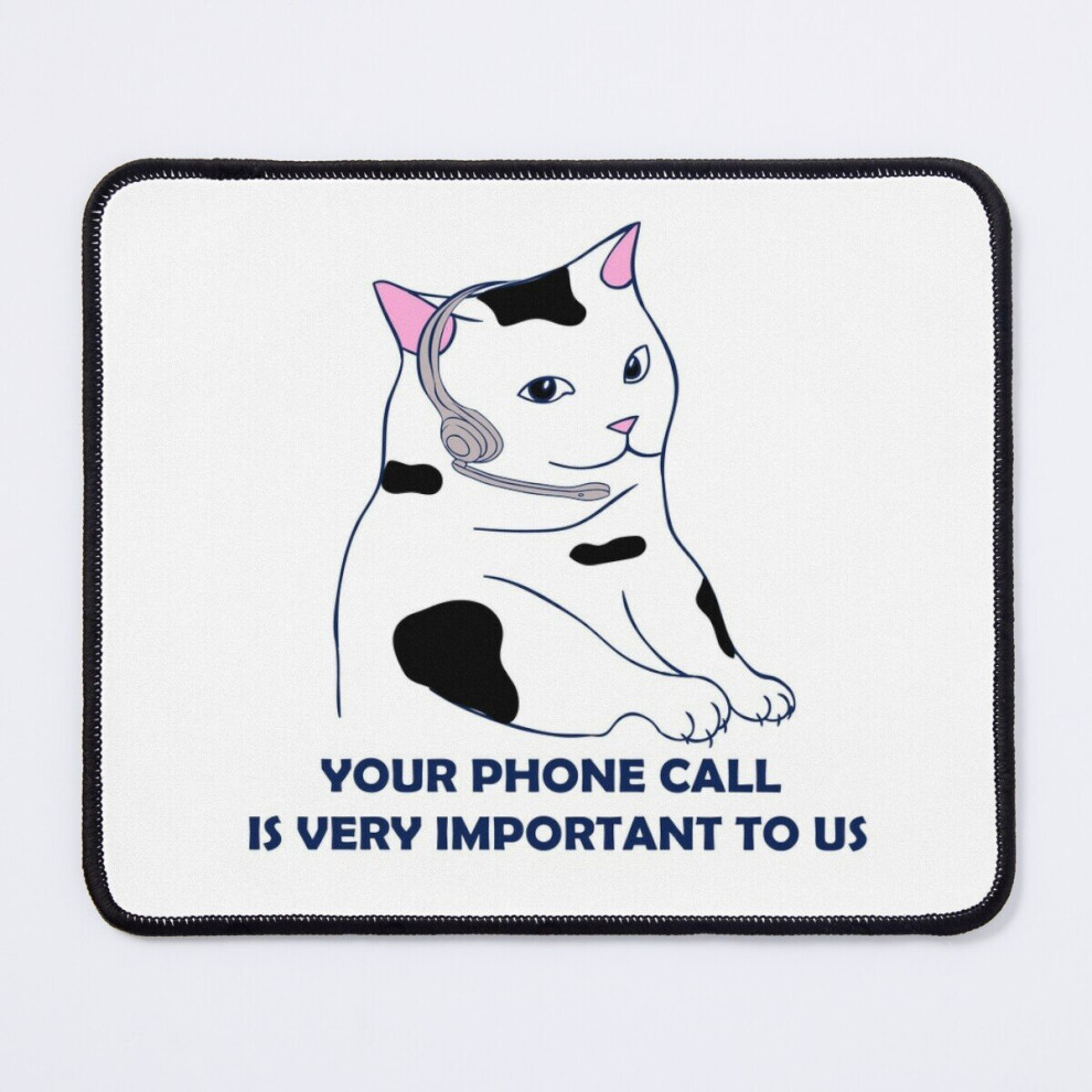 Mouse Pad Call Center Cat 11.8 X 9.8 Inch Computer Mat Gaming Office Mousepad 7802738192209