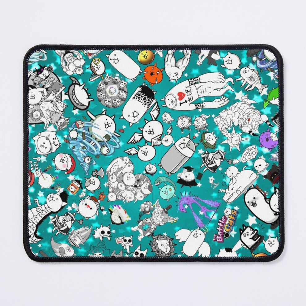 Mouse Pad Battle Cats 11.8 x 9.8 inch Computer Mat Gaming Office Mousepad