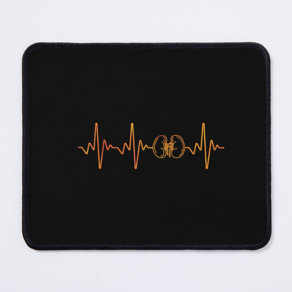 Mouse Pad Kidney Heartbeat Dialysis Technician Nephrology Nurse 11.8 X 9.8 Inch Computer Mat Gaming Office Mousepad 7802738191998