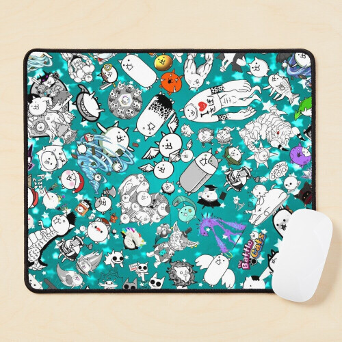 Mouse Pad Battle Cats 11.8 x 9.8 inch Computer Mat Gaming Office Mousepad 1