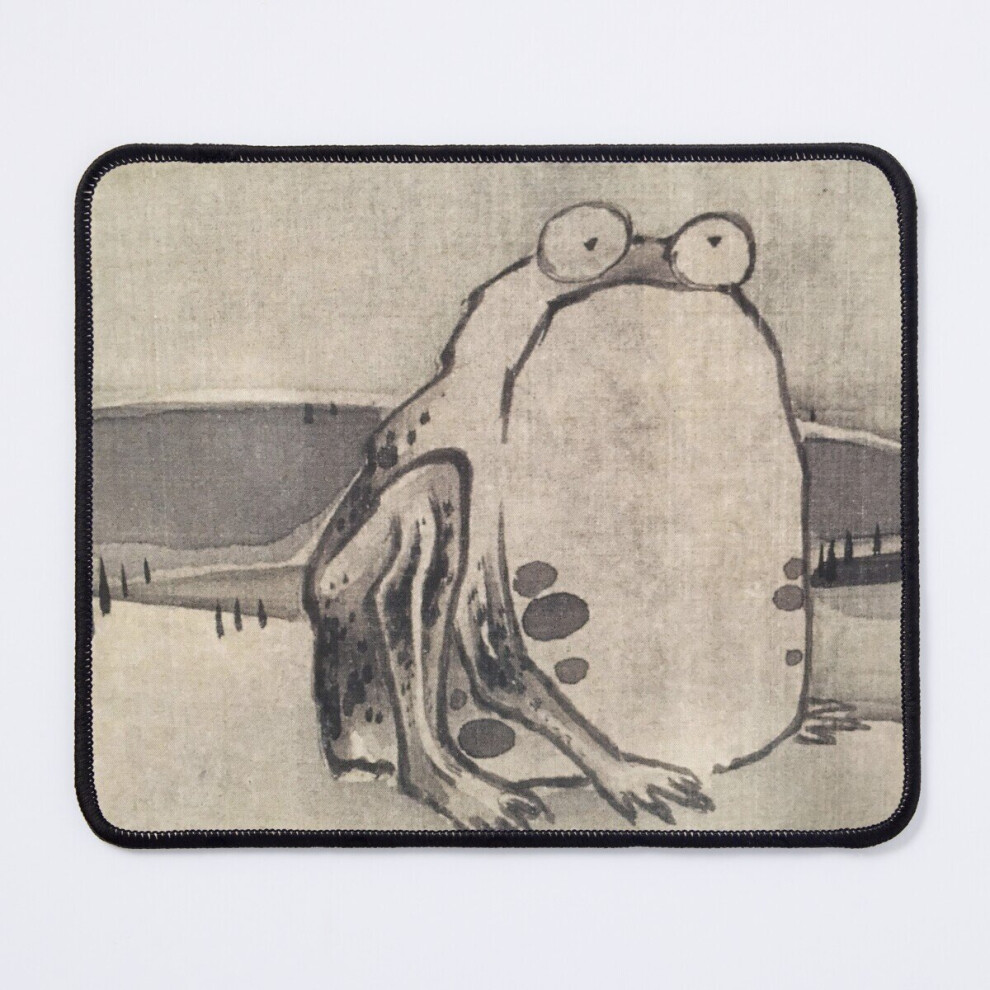 Mouse Pad Ito Jakuchu Frog Woodblock Art Sai Chu-Fu (Vegetables And Insects) 11.8 X 9.8 Inch Computer Mat Gaming Office Mousepad 7802738171358