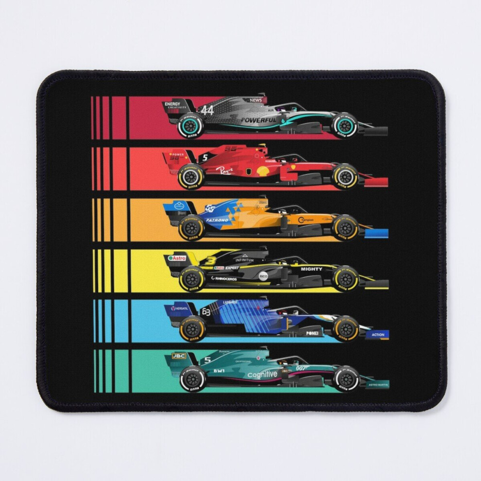 Mouse Pad Formula Racing Cars 2023 11.8 X 9.8 Inch Computer Mat Gaming Office Mousepad 7802738111941