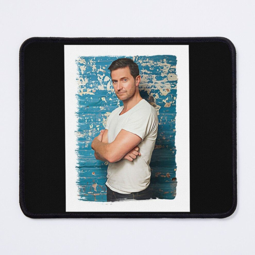 Mouse Pad Music Retro Richard Armitage Paint Splash Cool Graphic Gift 11.8 X 9.8 Inch Computer Mat Gaming Office Mousepad 7802738190045