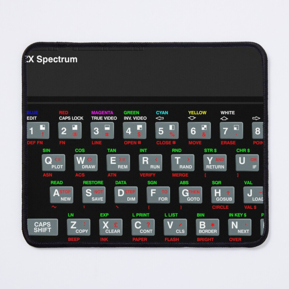 Mouse Pad Zx Spectrum 11.8 X 9.8 Inch Computer Mat Gaming Office Mousepad 7802738178487