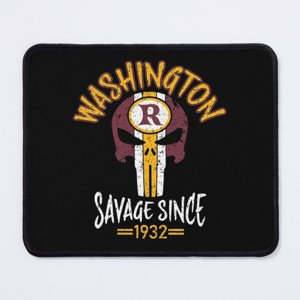 Mouse Pad Washington Pro Football Savage Skull 1932 Apparel 11.8 X 9.8 Inch Computer Mat Gaming Office Mousepad 7802738196986