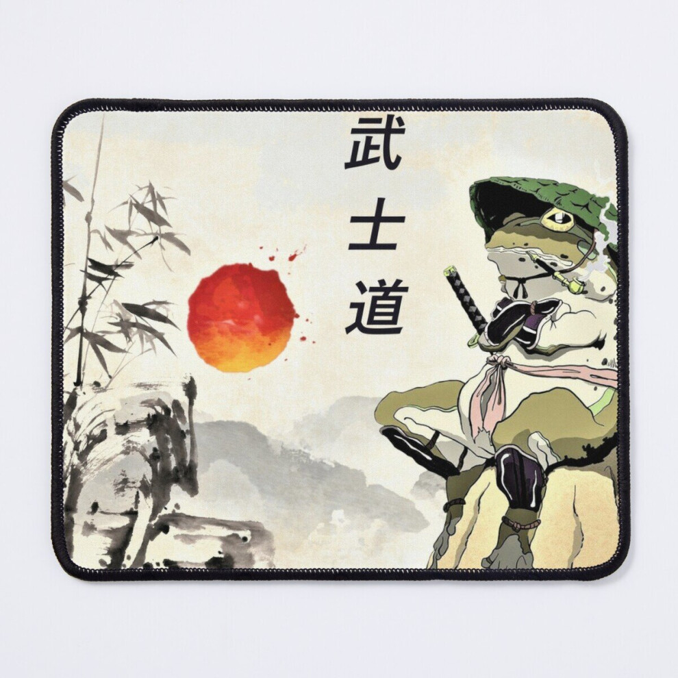 Mouse Pad Samurai Frog Philosopher 11.8 X 9.8 Inch Computer Mat Gaming Office Mousepad 7802738191592