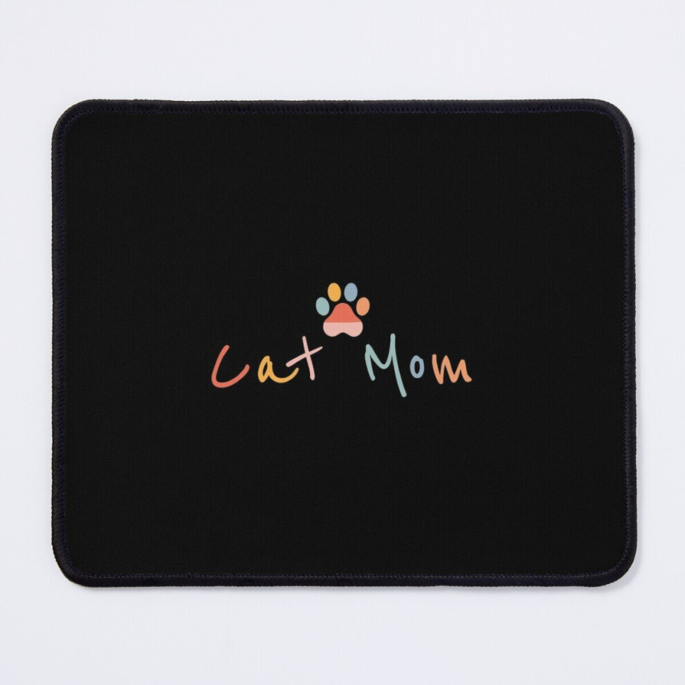 Mouse Pad Cat Mom - Cat Lover 11.8 X 9.8 Inch Computer Mat Gaming Office Mousepad 7802738165982