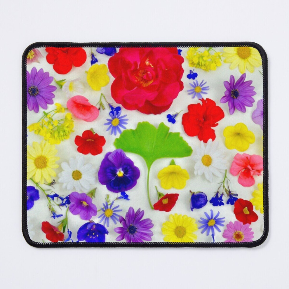 Mouse Pad Rainbow Flowers 11.8 X 9.8 Inch Computer Mat Gaming Office Mousepad 7802738151756