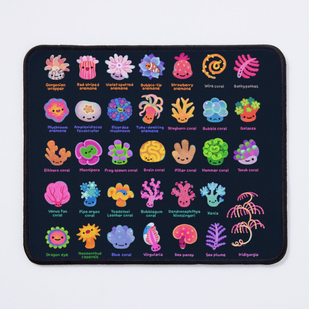 Mouse Pad - With Text 11.8 X 9.8 Inch Computer Mat Gaming Office Mousepad Coral 7802738203202