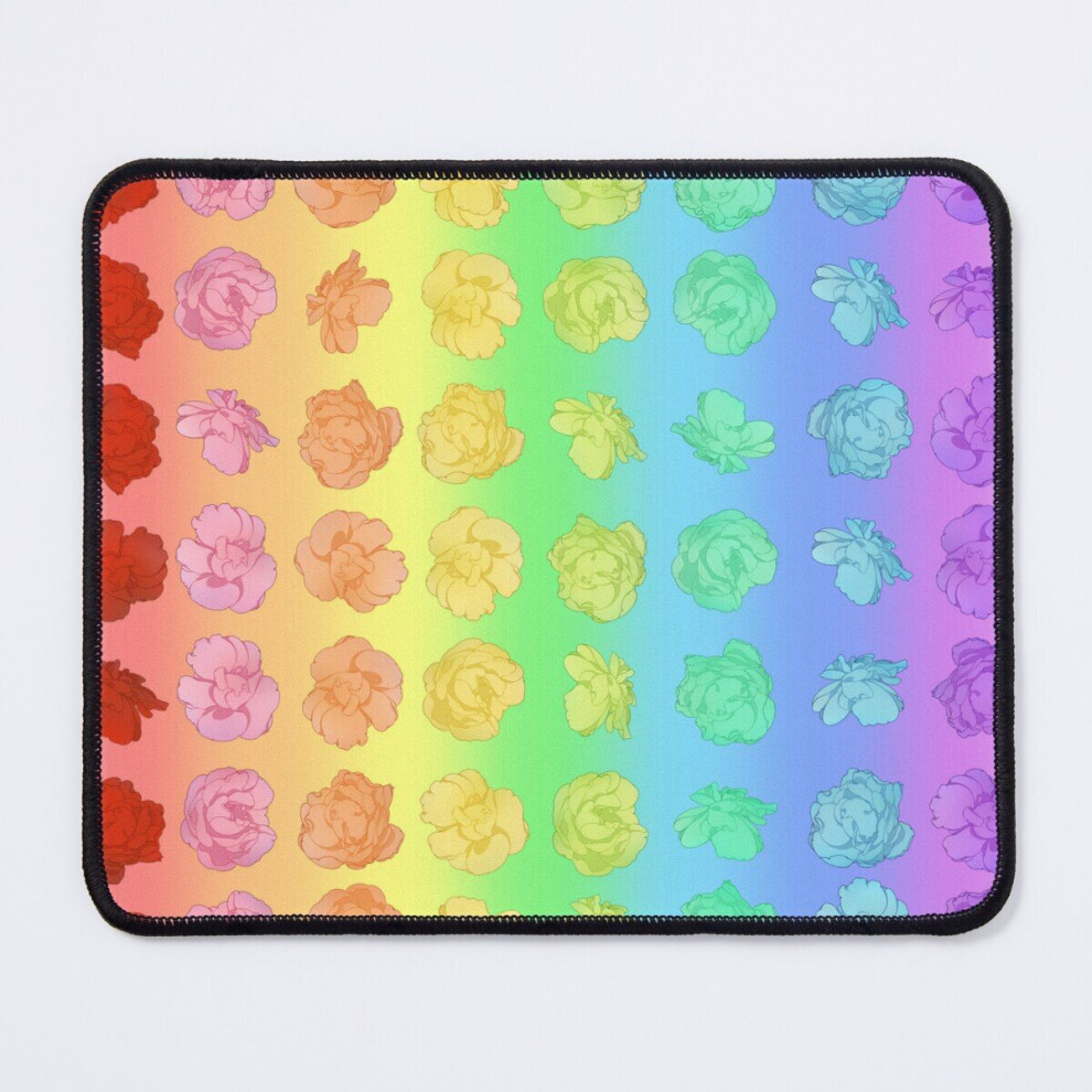 Mouse Pad Rainbow Roses 11.8 X 9.8 Inch Computer Mat Gaming Office Mousepad 7802738161632