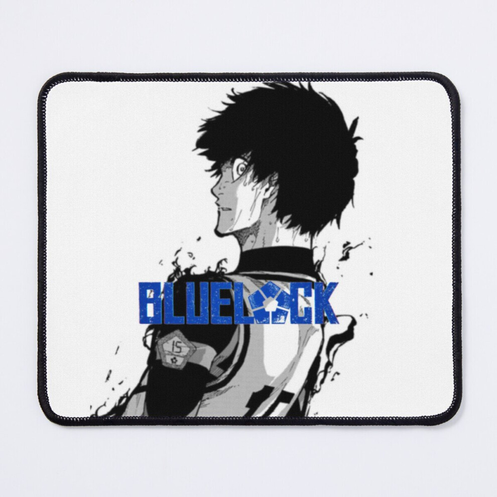 Mouse Pad Lock Rin Itoshi 11.8 X 9.8 Inch Computer Mat Gaming Office Mousepad Blue 7802738175493
